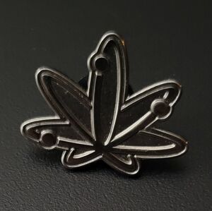 Die cast Marijuana leaf pin
